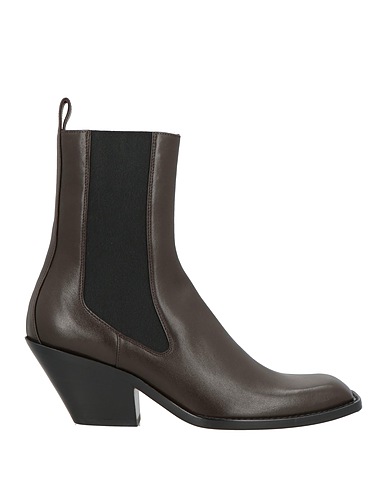 KHAITE Ankle boot Dark brown Leather