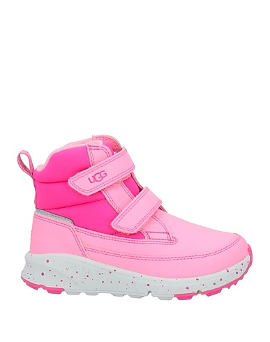 UGG Ankle boot Pink Leather, Textile fibers