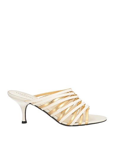 VALENTINO GARAVANI Sandals Cream Leather