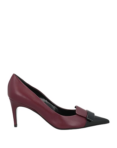 SERGIO ROSSI Pump Plum Leather