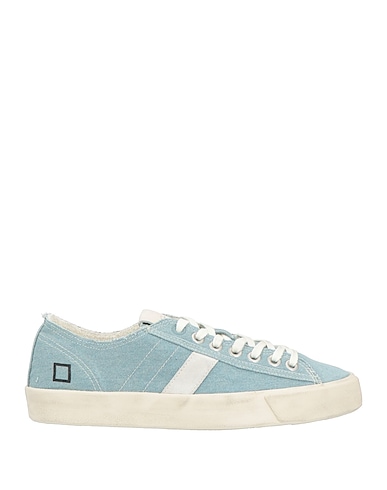 D.A.T.E. Sneakers Blue Textile fibers, Leather