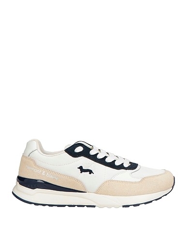 HARMONT & BLAINE Sneakers Ivory Leather, Textile fibres