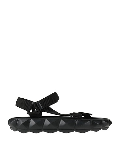 VALENTINO GARAVANI Sandals Black Textile fibres