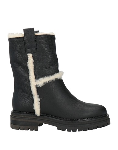 SERGIO ROSSI Ankle boot Black Shearling