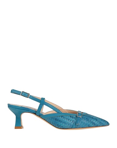 WALTER VIOLET Pumps Azurblau Leder