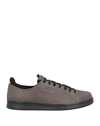 GEOX Sneakers Charcoal Leather, Textile fibers