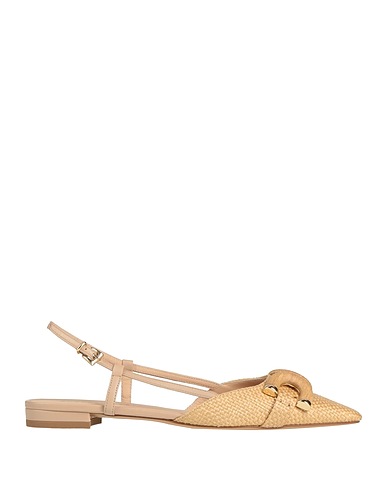 ROBERTO FESTA Footwear Sand Natural raffia, Leather