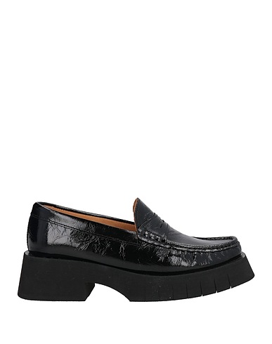 PALOMA BARCELÓ Loafers Black Leather
