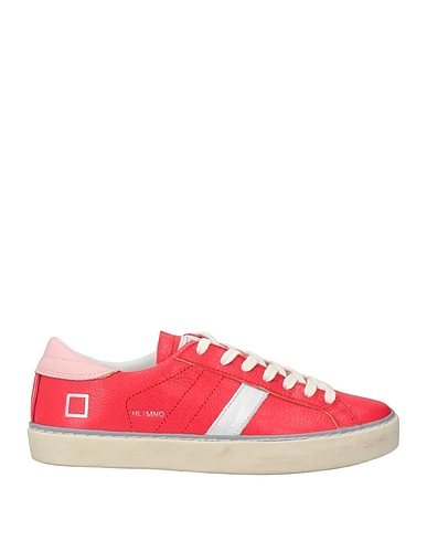 D.A.T.E. Sneakers Red Leather