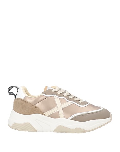 MUNICH Sneakers Taupe Leather, Textile fibres