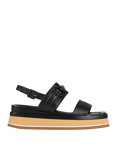 WALTER VIOLET Sandals Black Leather