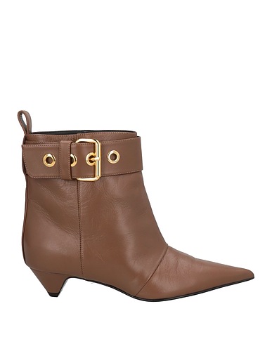 LELLA BALDI Ankle boot Taupe Leather