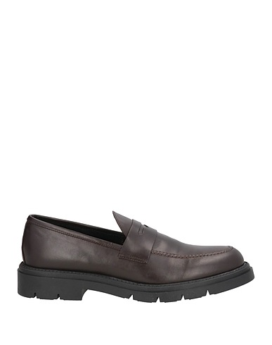 KENGEL Loafers Dark brown Leather