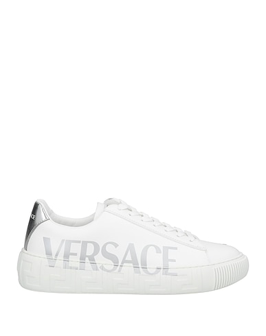 VERSACE Sneakers White Calf hair