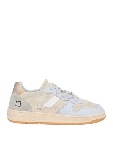 D.A.T.E. Sneakers Light grey Calfskin