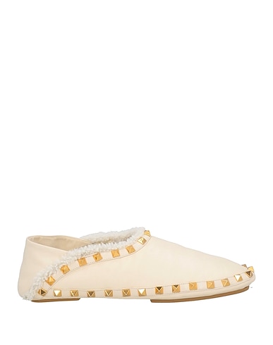 VALENTINO GARAVANI Loafers Ivory Leather