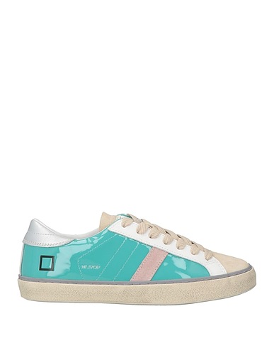 D.A.T.E. Sneakers Turquoise Leather