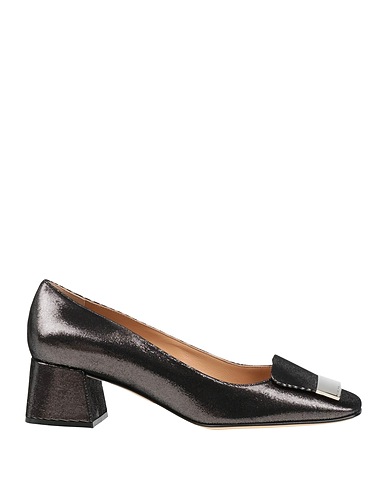 SERGIO ROSSI Pump Charcoal Leather