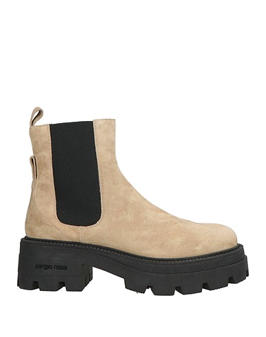 SERGIO ROSSI Ankle boot Beige Leather