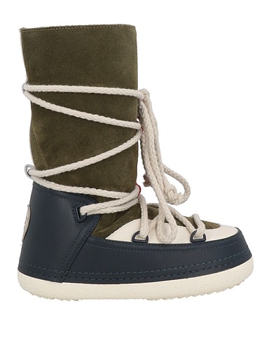 INUIKII Stivali Verde militare Pelle, Fibre tessili