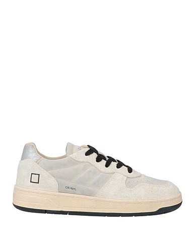 D.A.T.E. Sneakers Off white Leather, Textile fibers