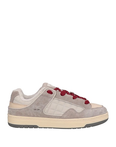 D.A.T.E. Sneakers Grey Leather, Textile fibers