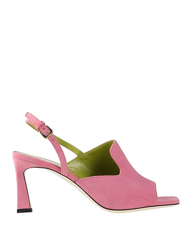POLLINI Sandals Pink Leather