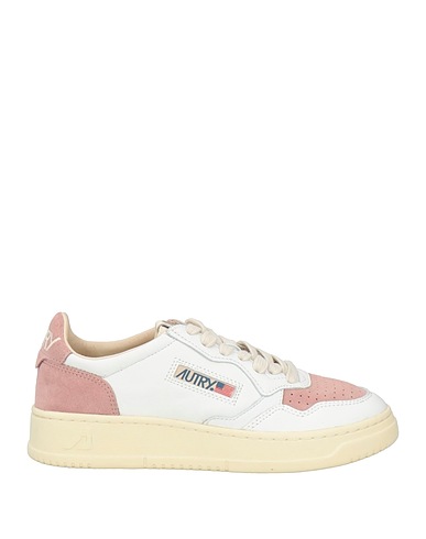AUTRY Sneakers Antique rose Leather, Textile fibers
