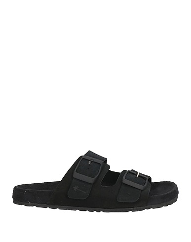 MANEBÍ Sandals Black Leather