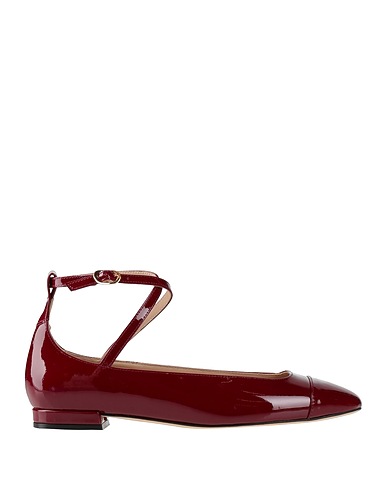 STUART WEITZMAN Ballet flats Garnet Leather