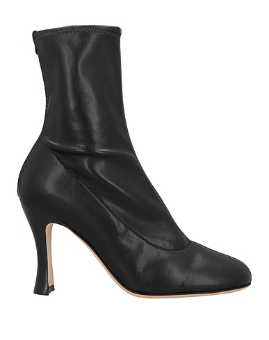 SERGIO ROSSI Ankle boot Black Textile fibers