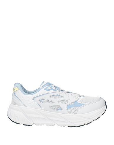 HOKA Sneakers White Leather, Textile fibres