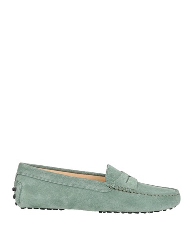 TOD'S Loafers Sage green Leather