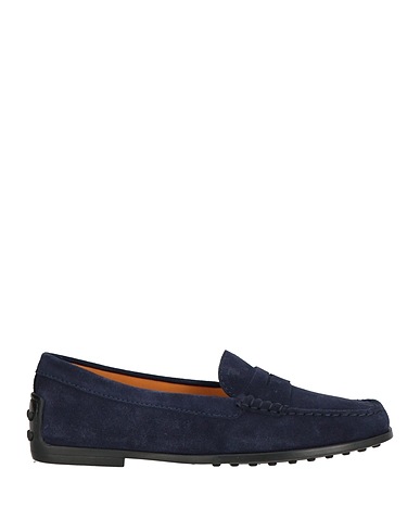 TOD'S Loafers Navy blue Leather
