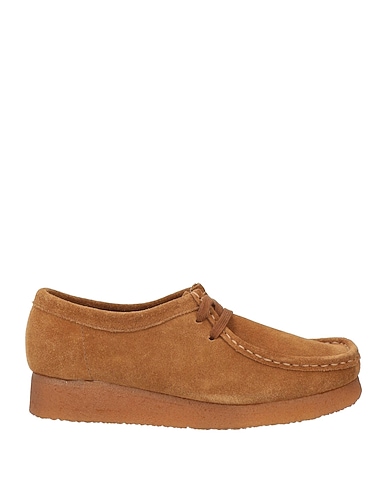 CLARKS ORIGINALS Laced shoes Brown Leather