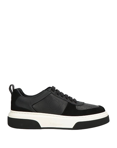 FERRAGAMO Sneakers Black Calfskin