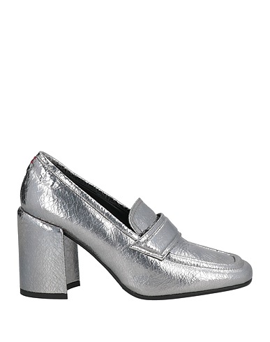 HALMANERA Loafers Silver Leather