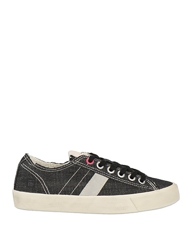 D.A.T.E. Sneakers Charcoal Leather, Textile fibres