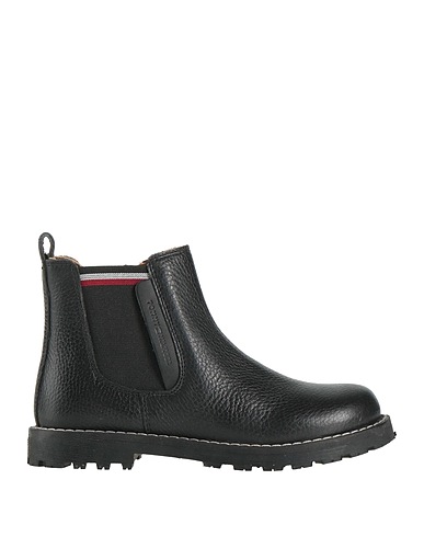 TOMMY HILFIGER Stiefelette Schwarz Leder