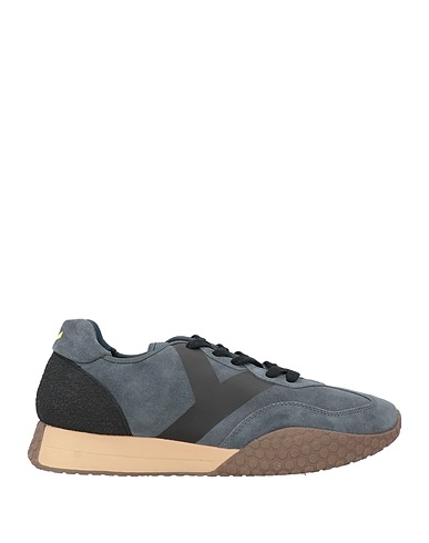 KEH-NOO Sneakers Navy blue Leather, Rubber