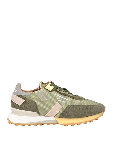GHŌUD Venice Sneakers RUSH Military green Leather, Textile fibres