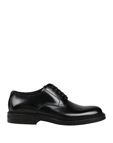 DOLCE&GABBANA Laced shoes Black Leather