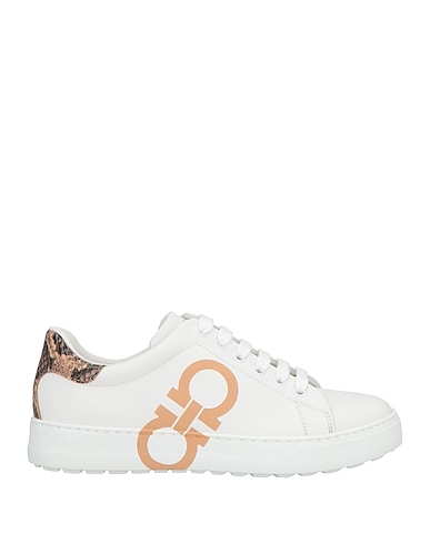 FERRAGAMO Sneakers White Calfskin