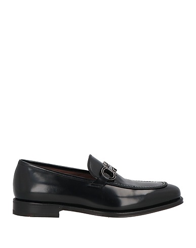 FERRAGAMO Loafers Black Calfskin