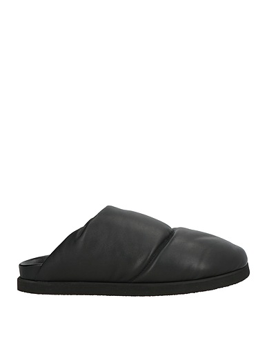 MONCLER Mules and clogs Black Leather