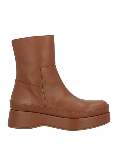 PALOMA BARCELÓ Ankle boot Brown Leather