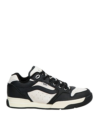 VANS Sneakers Black Leather, Textile fibres