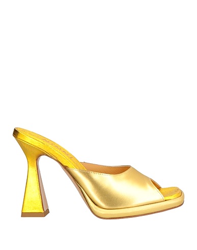 NINNI Sandals Yellow Leather