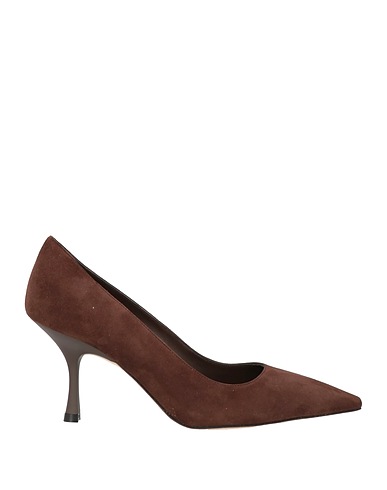 STUART WEITZMAN Pump Brown Leather