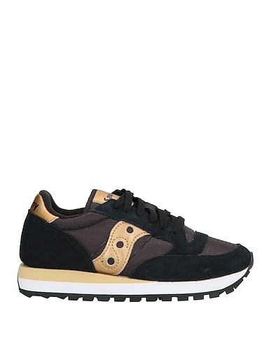 SAUCONY Sneakers NERO Leather, Textile fibres